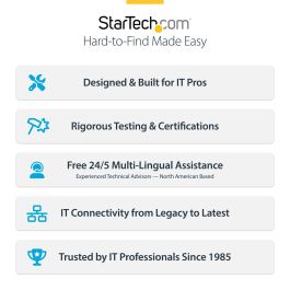 Cable HDMI Startech HDMI21-CBL-8K60-50CM Negro