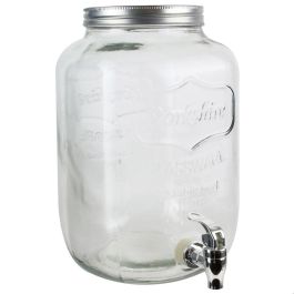 Home Deco Factory Dispensador Bebida 8 L Colección Essentiel Cristal con Grifo Tapa Metal Precio: 11.9925036. SKU: B1FFEPHSVB