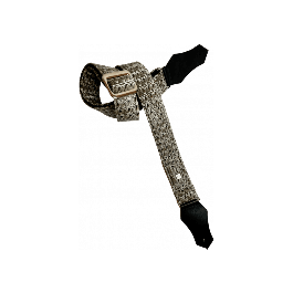 GETM Correa Guitarra Bajo Aussie Gator Ash Grey ajustable hasta 165 cm