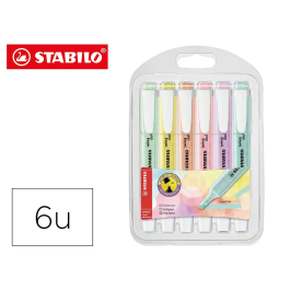 Stabilo Marcador Fluorescente Swing Cool Pastel Edición Limitada, Blíster 6 Unidades Precio: 6.69000046. SKU: B18JRS684E