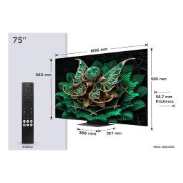 Smart TV TCL 75C7K 75" 4K Ultra HD HDR QD Mini LED