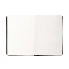 Antartik Cuaderno A4 Tapa Dura Hojas Lisas Negro 100 Hojas 80gr FSC Colección Antartik Notes con Gomilla y Bolsillo