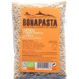 BONAPASTA Pasta Letras de Espelta Blancas Ecológicas 250g - Cocción 7-9 minutos Precio: 2.7900004. SKU: B1FD6QCN7S