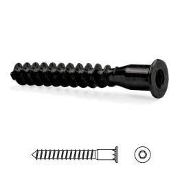 Tornillo Autorroscante Rosca Madera, Allen Pavonado 5-50 Cabeza Plana Con Punta Ucafix (100 Unidades) Precio: 2.95000057. SKU: B1BP25SVVE