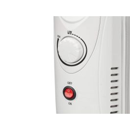 Argon Radiador 5 Elementos 650W 23x38x14cm Blanco Metal Termostato