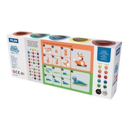 Caja con 10 frascos de 85 g básico soft dough milan Caja con 10 frascos de 85 g básico soft dough milan