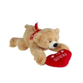 Peluche oso acostado corazon te quiero 50 cm. Precio: 17.78999959. SKU: B12XC6J7K7