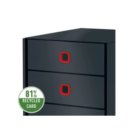 Leitz Click&Store Fichero Cajones Sobremesa 3 Cajones Color Gris 290x283x360 mm