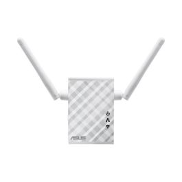 ASUS RP-N12 Extensor de Red Wi-Fi N300 2.4GHz, Repetidor Inalámbrico con 2 Antenas y Puerto Ethernet LAN 10/100 Mbps