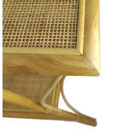 DKD Home Decor Consola Marron Ratan 125 x 81 x 30 cm