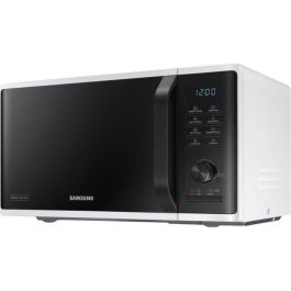 Samsung Microondas Solo 23L con Control Electrónico, Función Mantener Caliente, Descongelación Rápida y a Vapor, Blanco