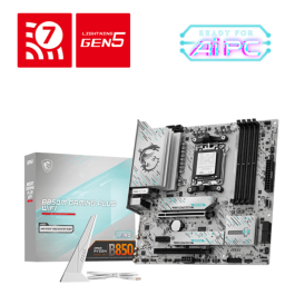 MSI B850M GAMING PLUS WiFi Placa Base micro ATX AMD B850 Zócalo AM5 DDR5 Compatible Ryzen 7000/8000/9000 Series Wi-Fi 7 5 Gigabit Ethernet Precio: 166.50000026. SKU: B15B9T5A7W