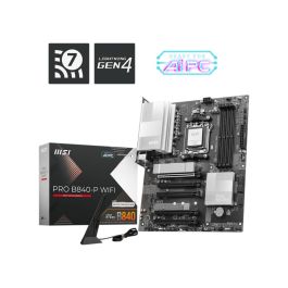 MSI PRO B840-P WiFi placa base AMD B840 Zócalo AM5 ATX MSI PRO B840-P WiFi placa base AMD B840 Zócalo AM5 ATX Precio: 175.58999942. SKU: B1DP4MKT3S
