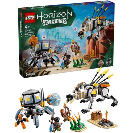 LEGO 77037 Horizon Adventures Aloy y Varl contra Testudien y Sawtooth - Juego de 9 años