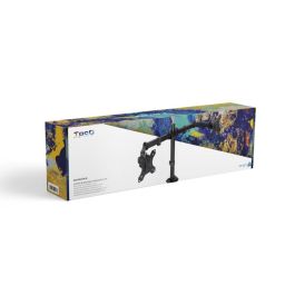 Tooq DB1802TN-B Soporte de Mesa para 2 Monitores 17-27", Giratorio, Inclinable, VESA 75x75/100x100, hasta 8kg/brazo, Negro Tooq DB1802TN-B Soporte de Mesa para 2 Monitores 17-27", Giratorio, Inclinable, VESA 75x75/100x100, hasta 8kg/brazo, Negro