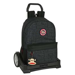 Mochila Escolar con Ruedas Paul Frank Team player Negro 30 x 46 x 14 cm Precio: 32.49999984. SKU: B1C3K88RDL