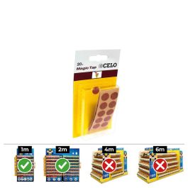 Celo Tapon adhesivo DIN/ref mtap Ø13mm Sapely - Caja 10 blisters (200 unid.) PVC resistente a la humedad Precio: 33.4999995. SKU: S7903177