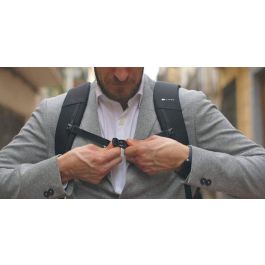 Hyper HyperPack Pro Mochila con Localizador Apple Find My, 22L, Resistente Agua Cordura, Antirrobo para Profesional