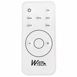 Warm Tech WAR5411074217914 Calefactor Eléctrico de Pared 2000W Cerámico WiFi 240V, hasta 50m³ Blanco