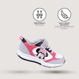 Zapatillas Deportivas Infantiles Minnie Mouse Gris Rosa 29