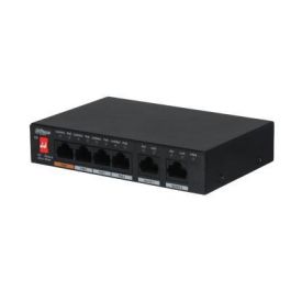 Dahua Switch PoE 4 puertos Fast Ethernet + 2 RJ45 uplink no gestionable