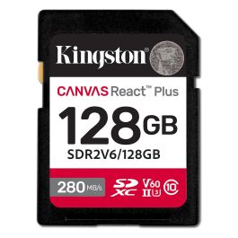 Tarjeta de Memoria SDXC Kingston SDR2V6/128GB 128 GB Precio: 73.89000036. SKU: B1AK7HG445