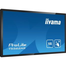 Monitor Iiyama 55" 4K 20P Tactil Ips (T5562AS-B1) 3840X2160 / Operacion 24/7 / Hdmix3 / Horizontal y Apaisado / 420Cd/M2, 1200:1, 8Ms, Usb Touch Interface, Rs232C / 16Gb Emmc / 2G Ram / 1Gb Embedded / Sd Card Slot / Eshare / Vesa 200 Mm