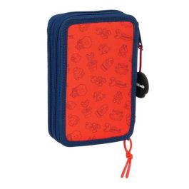 Plumier Escolar Safta Doble Pequeño 29 Piezas Super Mario Trick 195x125x40 mm Plumier Escolar Safta Doble Pequeño 29 Piezas Super Mario Trick 195x125x40 mm