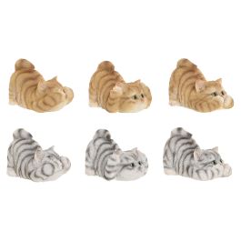 DKD Home Decor Figura de Gatos Shabby de Resina Gris Naranja 9 x 6 x 5 cm (6 Unidades) Precio: 22.68999986. SKU: B1JC29XQHK