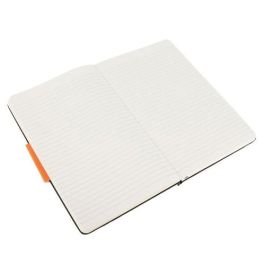 Cuaderno Moleskine Clasico Tapa Dura 13X21 240H 70Gr. Horizontal Con Goma Negra