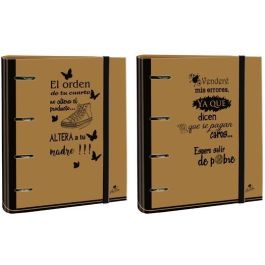 Mariola Carpeblock Anillas Mixtas 4 X 40 mm Folio C-Goma Cartón Forrado Oro Plastificado 6 Frases Diseños Surtidos Precio: 3.69000027. SKU: B16ZD8PDAW