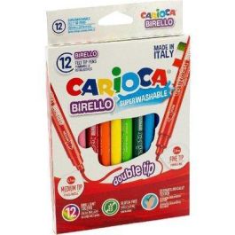 Carioca Rotulador Birello Doble Punta Fina-Media Colores Surtidos Estuche 12 Ud Precio: 2.6899994. SKU: B1B6X5QMB3
