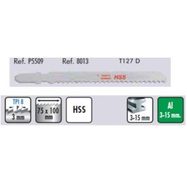 Hoja Calar Alum/Plast/Uralita 5509 T127D Aluminio Metal No Ferroso Plast.Uralita Cmt Precio: 7.88999981. SKU: B13C3734NN