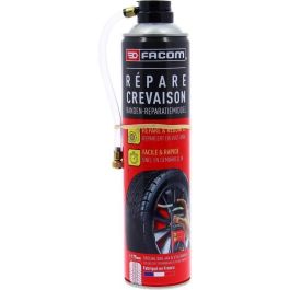 Facom Reparación de Pinchazos para Neumáticos con/sin Cámara 175 mm, 600 ml Aerosol Sin Desmontaje