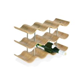 Andrea House Botellero de madera sauce y metal para 12 botellas, 42 x 16 x 23 cm Precio: 37.94999956. SKU: B1A5PB7FJV