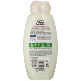 Garnier Original Remedies Champú Hidratante Delicatesse de Avena y Arroz para Cabello Sensible y Todo Tipo de Cabello 600 ml