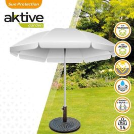 Base parasol poliresina 14 kg gris tubo d38/48 49x32cm Base parasol poliresina 14 kg gris tubo d38/48 49x32cm