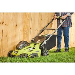 RYOBI Cortacésped inalámbrico MAX POWER 36V Power Assist Ø 40 cm Recogida y Mulching incl. Batería Litio+ 36V 5.0 Ah y Cargador 1.7A