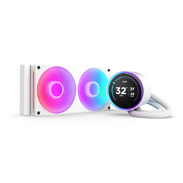 NZXT RL-KR24E-W2 Kraken Elite 240 RGB Sistema de refrigeración líquida todo en uno 24cm Blanco para Procesador Precio: 218.49999952. SKU: B1ECCEPAME