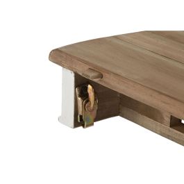 Mesa de Comedor Home ESPRIT Blanco Abeto 100 x 100 x 78 cm