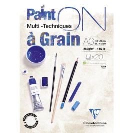 Bloc De Dibujo Clairefontaine Paint On Multitecnicas Encolado Con Grano A3 250G 20H 2 unidades Precio: 30.49999992. SKU: B16T7NMKHP