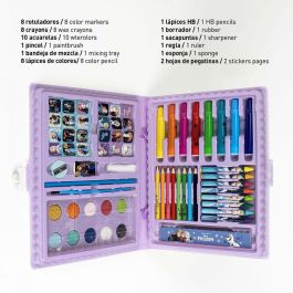 Cerdá Set Papelería Coloreable Caja Frozen Lila 26.7x45.3x3.0 cm para +3 años