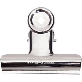 MAUL 2177096 Klemmer MAULstandard, de Metal, Plata, 77 mm, Ancho de Abrazadera 2 cm, Paquete de 5