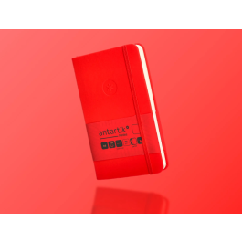 Antartik Cuaderno A6 Tapa Dura Hojas Lisas Rojo 100 Hojas 80 Gr Fsc