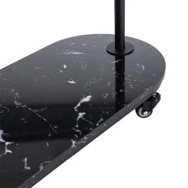 Espejo Recibidor Negro Metal-Mármol 80 X 32 X 175 cm