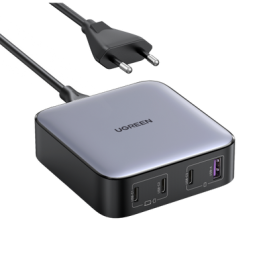 Ugreen Nexode Cargador Rápido de Escritorio 100W con 1 USB-A, 3 USB-C y Tecnología GaN - Gris Precio: 66.95000059. SKU: B1DBA3NLCJ