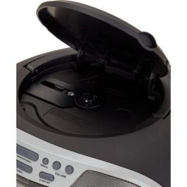 Radio CD Aiwa BoomBox BBTU-400SL/ 6W/ con Cable/ a Pilas/ Plateada Radio CD Aiwa BoomBox BBTU-400SL/ 6W/ con Cable/ a Pilas/ Plateada