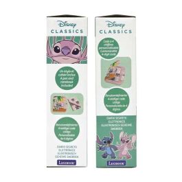 Lexibook Diario Electronico Angel Stitch Disney con Contraseña Protegida y Bolígrafo