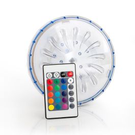 Gre Proyector LED Color para Piscina Elevada 18W, 15 Colores + Blanco, Instalación Magnética, Mando a Distancia