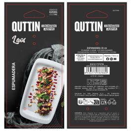 Quttin Espumadera Laos de acero inoxidable 32 cm – Utensilio de cocina para servir y escurrir alimentos (12 Unidades)